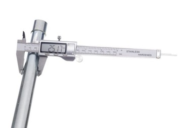 ЭЛЕКТРОННЫЙ СУППОРТ С ЖК-дисплеем, МЕТАЛЛИЧЕСКИЙ КОРПУС, 150 ММ