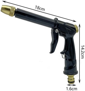 Садовый шланговый пистолет, разбрызгиватель воды, регулируемый