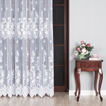 Biała firanka żakardowa 220x350cm BT023092 FIRANY