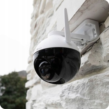 Мониторинг Wi-Fi IP-камеры Наружная вращающаяся EZVIZ C8T + карта 64 ГБ