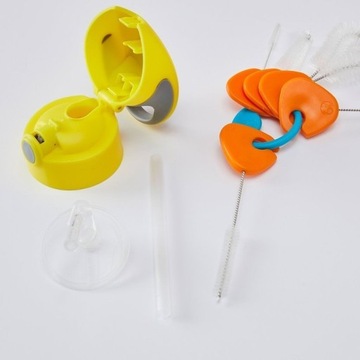 Komplet 5 szczoteczek do bidonów i słomek, b.box