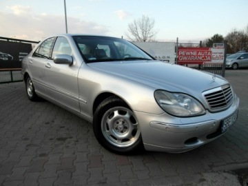Mercedes Klasa S W220 Sedan 3.2 (320 CDI) 197KM 2002 Mercedes-Benz Klasa S Salon Polska Pelna opcja Niski przebieg 3.2 Diesel, zdjęcie 1