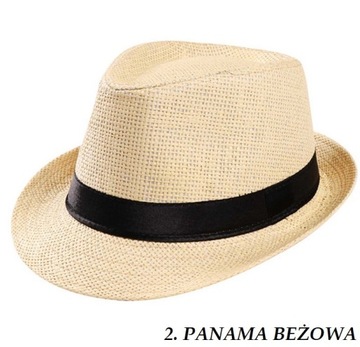 KAPELUSZ DAMSKI MĘSKI BUCKET HAT LETNI PLAŻOWY LEKKI SŁOMKOWY NA LATO WZORY