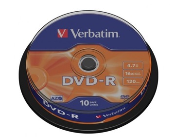 43523 VERBATIM 43523 Verbatim DVD-R cake box VERBATIM 43523