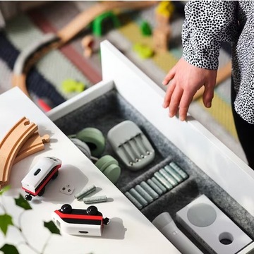 Тонкие пальчиковые аккумуляторы IKEA AAA R3 750 мАч 24 шт.