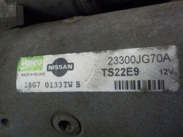 NISSAN X-TRAIL T31 KOLEOS 2.0 DCI 10R M9R830 STARTÉR 23300JG70A