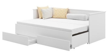 ГЕЛИОС раскладная кровать 200х160 см, белые ящики