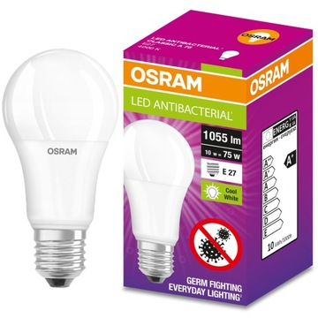 Żarówka LED 8,5W=60W E27 4000K OSRAM Antybakteryjna