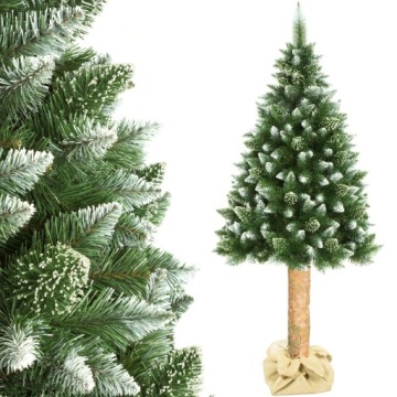 РОЖДЕСТВЕНСКАЯ ЕЛКА НА ПОДСТАВКЕ 220СМ СТОЛБ АЛМАЗНОЙ СОСНЫ