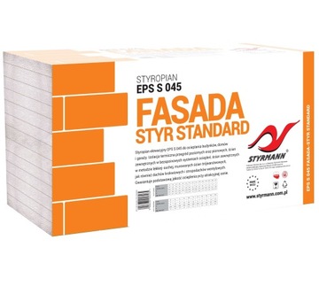 STYROPIAN FASADA 045 / 12cm FREZ / paczka 2,38m2