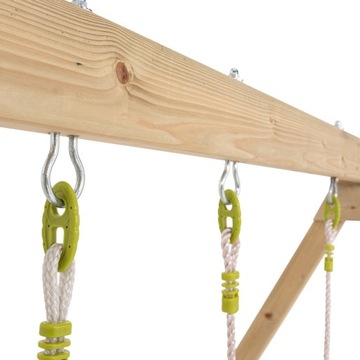 ИГРОВАЯ ПЛОЩАДКА ДЕРЕВЯННЫЙ ДОМ ГОРКА 2 КАЧЕЛИ Песочница БАШНЯ СТЕНА