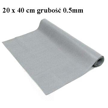 PODKŁADKA SILIKONOWA ARKUSZ 40x20cm-0,5mm