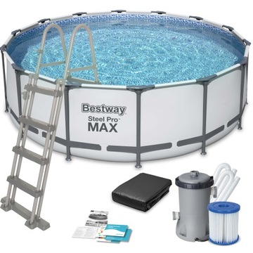 BASEN OGRODOWY STELAŻOWY 457x122cm BESTWAY 11w1
