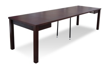 Stół dębowy 90x90x290 cm, 4x50 cm