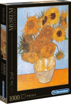 Clementoni puzzle słoneczniki Vincent Van Gogh 1000 elementów