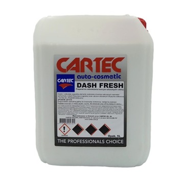 CARTEC DASH FRESH 5 L MLECZKO DO TWORZYW, SKÓRY, KOKPITU, PLASTIKÓW