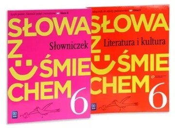 SŁOWA Z UŚMIECHEM 6 PODRĘCZNIK + SŁOWNICZEK PAKIET