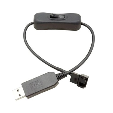 АДАПТЕР РАЗДЕЛИТЕЛЯ РАЗДЕЛИТЕЛЬ ВЕНТИЛЯТОРА PWM USB 12V -> 1x4PIN