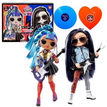 LOL SURPRISE OMG REMIX ZESTAW LALKA PUNK GRRRL I ROCKET BOI PŁYTY 567288