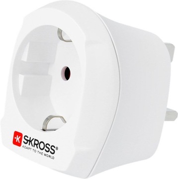 Adapter podróżny Country Europa wyjście Wtyk UK