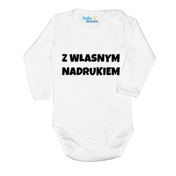 Body dł. rękaw Z Własnym Nadrukiem 86
