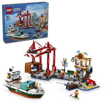 LEGO - CITY - NADMORSKI PORT ZE STATKIEM TOWAROWYM - 60422