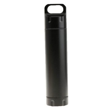 Waterproof Capsule Aluminum Outdoor Small Parts Storage Box As Black