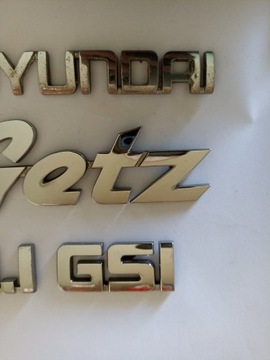 NÁPIS ZNAK HYUNDAI GETZ