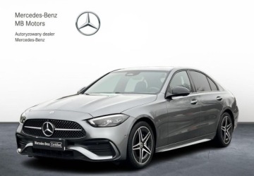 Mercedes Klasa C W206 Limuzyna 1.5 180 170KM 2025 Mercedes-Benz Klasa C AMG Line CarPlay Android Auto Martwe Pole Kamera Sal