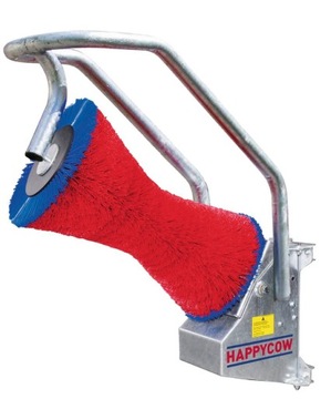 Автоматическая поворотная щетка для крупного рогатого скота и лошадей.