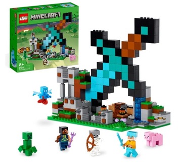 LEGO ZESTAW 21244 MINECRAFT BASTION MIECZ CREEPER