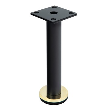 NOGA NÓŻKA MEBLOWA REGULOWANA CZARNO-ZŁOTA MAT LOFT SL015 H-18CM H180