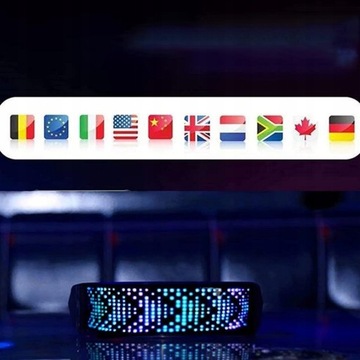 RGB LED ОЧКИ 7 ЦВЕТОВ КИБЕРПАНК ВЕЧЕРИНКА