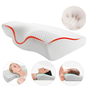 ERGONOMICZNA PODUSZKA PIANKOWA DLA POPRAWY JAKOŚCI SNU 30X50CM