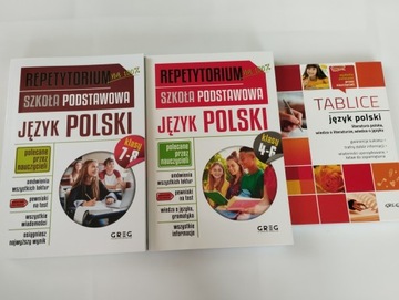 Zestaw Język POLSKI 7-8 4-6 REPETYTORIA SZKOŁA POD