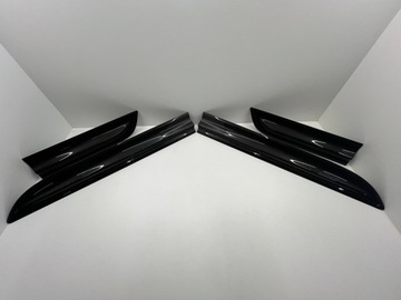 KOMPLET LIŠTA DVEŘE PŘEDNÍ ZADNÍ PORSCHE MACAN 95B 2014-2024 CARBON