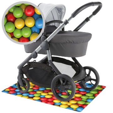 Коврики для детских колясок 100х70 см, защита пола.