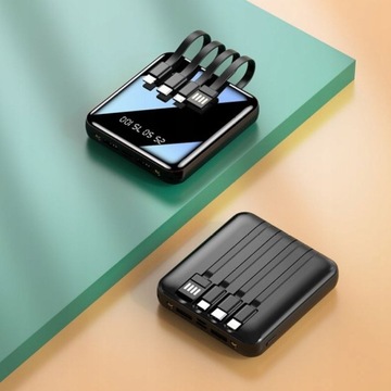 MAŁY POWERBANK KIESZONKOWY MINI 2 x USB 20000 mAh