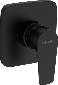 BATERIA PRYSZNICOWA PODTYNKOWA CZERŃ HANSGROHE
