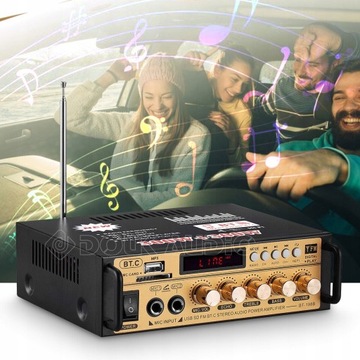 УСИЛИТЕЛЬ ДЛЯ BLUETOOTH РАДИО FM RCA U-DISK ДИНАМИКИ
