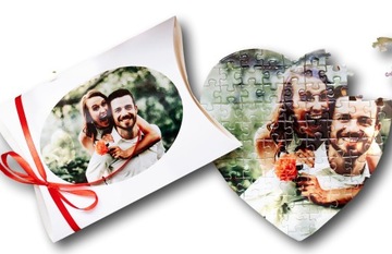 Пазл ко Дню святого Валентина в коробке, любое фото.