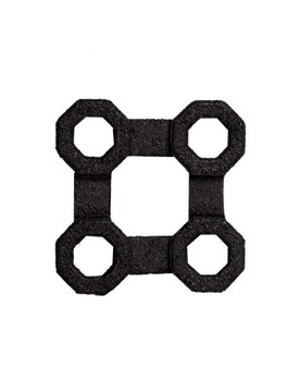 КОВРИК, РЕЗИНОВЫЙ КОВрик, АЖУРНЫЙ, ПРОЧНЫЙ, БОЛЬШОЙ, 80x120, DOMINO XXL, ПРОФЕССИОНАЛЬНЫЙ