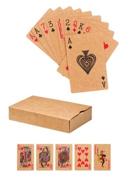 KARTY DO GRY z recyklingu POKER Blackjack ECO 54