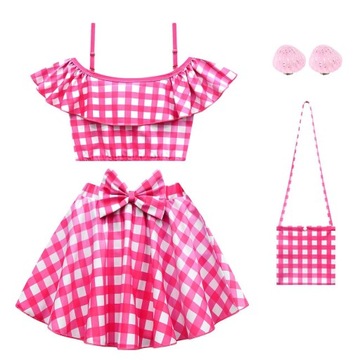 cosplay dziecięca Strój kąpielowy Barbie Split B53-358