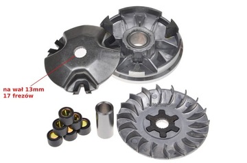 ВАРИАНТ КОМПЛЕКТА. 2Т СКУТЕР С ВАЛОМ 13 ММ ROMET BARTON