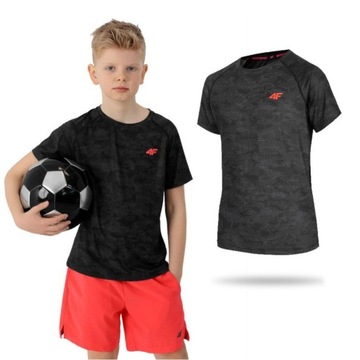 KOSZULKA CHŁOPIĘCA 4F DZIECIĘCA KOSZULKA T-SHIRT