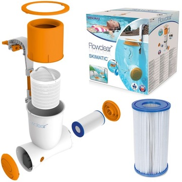 POMPA DO BASENU + SKIMMER 3974 l/h BESTWAY 58469
