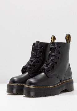 DR MARTENS DAMSKIE BOTKI SKÓRZANE CZARNE 39 1ŻDA