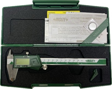 INSIZE 1108-150 Электронный штангенциркуль 150 мм с винтом и роликом