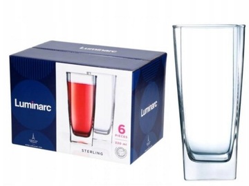Szklanki Luminarc 6szt. AMBITION 330ml WYSOKIE!
